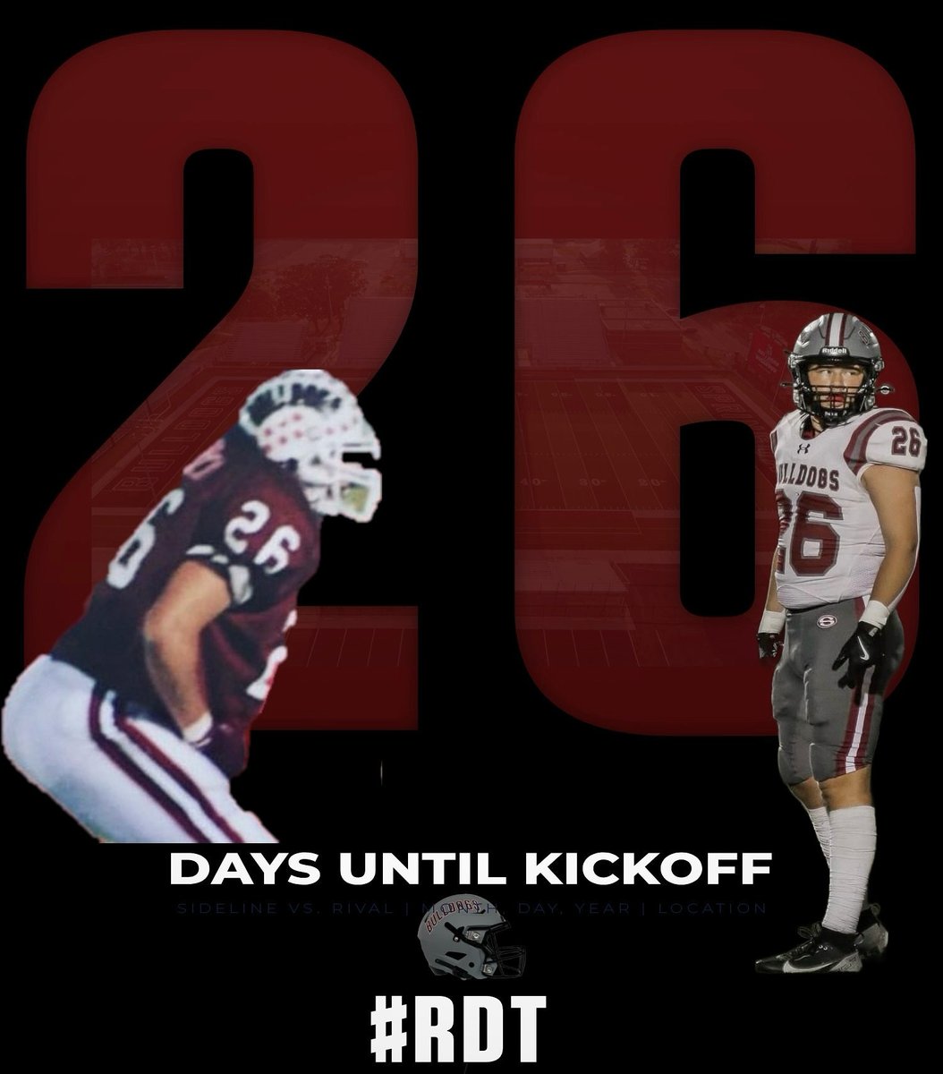 Only 26 Days Until Red Dog Football... #RDT