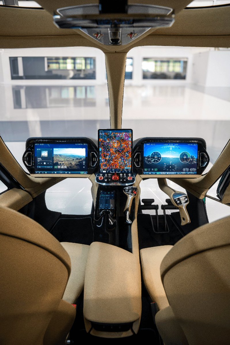 Cutting-edge avionic and display technologies fused with  elegance 😍