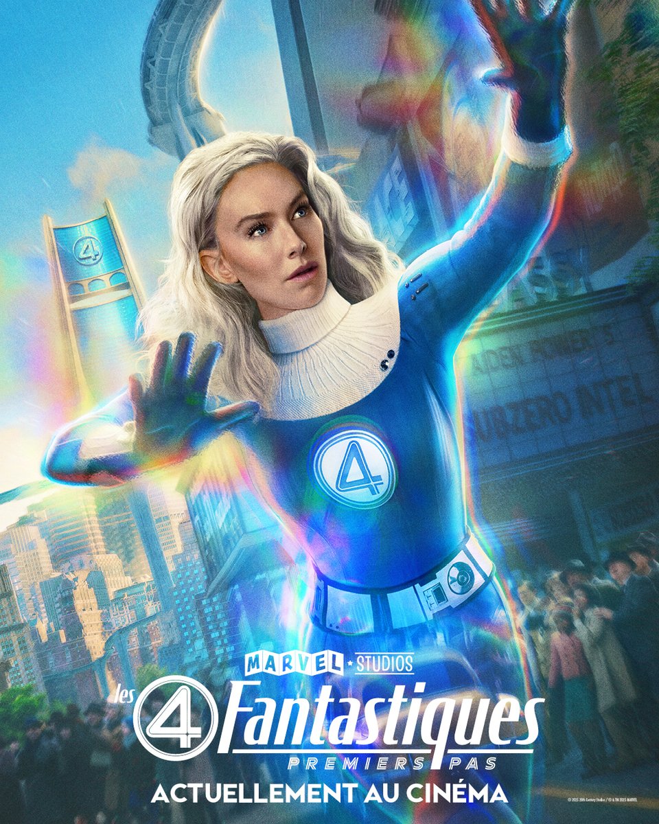 MarvelFR's tweet photo. Pas seulement fantastiques : magnétiques.

#Les4Fantastiques : Premiers pas, actuellement au cinéma. https://t.co/s1YDapdBCO