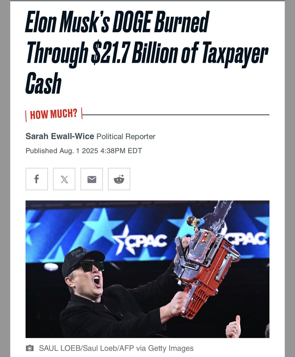In case you were not yet aware, these people are complete frauds and grifters who are only interested in enriching themselves, not efficiency or actually saving taxpayer money.

A report added up all the costs associated with DOGE and found it wasted billions by paying employees