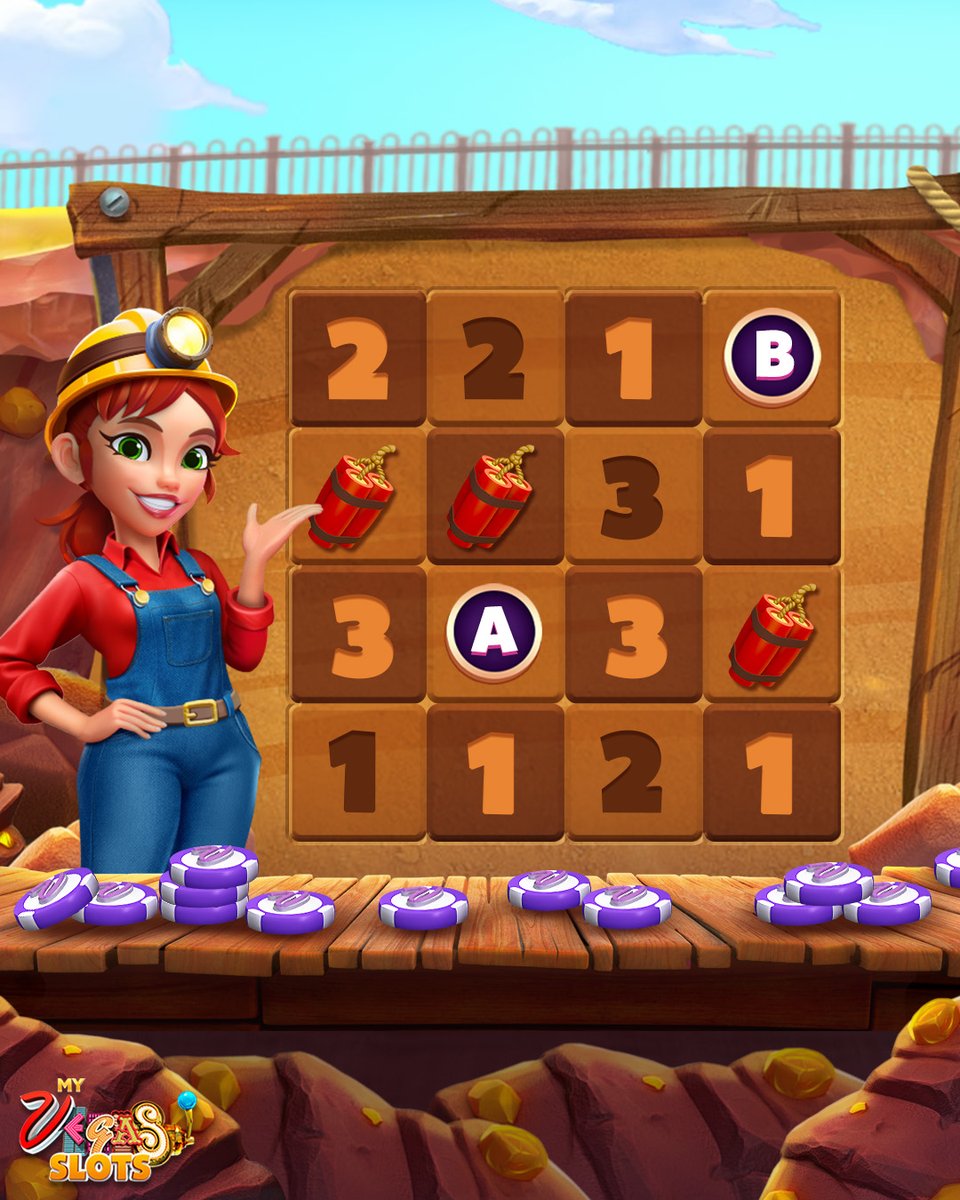 myvegas.play-freebies.com/46swHPC
FREE CHIPS for all gold hunters 💛
Last day of Hide &amp; Pick: Gold Blast 🔥
All your gold disappears at midnight
Don’t regret—spin and mine while you can 😉
Make a combination of three to explode a PRIZE!
Drop your answer &amp; support code—good luck 🤞