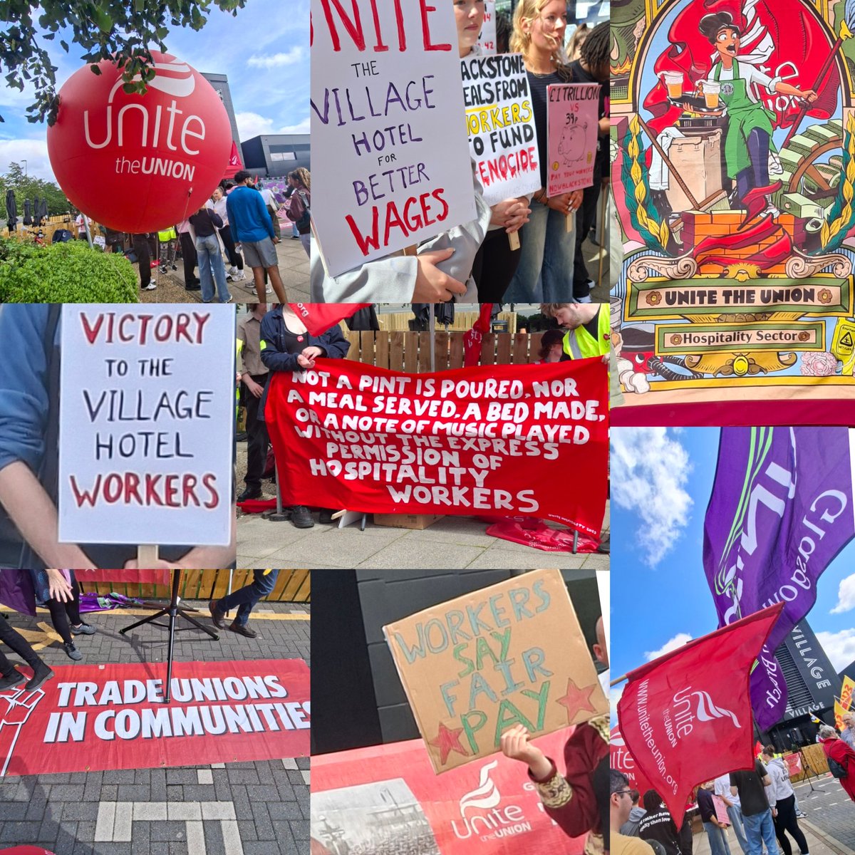 Eireann Eadon McAuley (@xeireannmcauley) on Twitter photo "Not a pint is poured, nor a meal served, or a single beat of music played without the express permission of hospitality staff.”
Solidarity to the couragous <a href="/FairHospitality/">Unite Hospitality</a> workers taking historic strike action for fair pay,against age wage discrimination &for paid breaks👊 "Not a pint is poured, nor a meal served, or a single beat of music played without the express permission of hospitality staff.”
Solidarity to the couragous <a href="/FairHospitality/">Unite Hospitality</a> workers taking historic strike action for fair pay,against age wage discrimination &for paid breaks👊