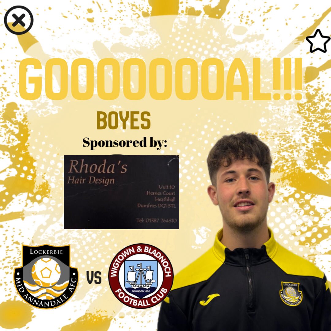 🟡⚫️⚽️ Match Result 🟡⚫️⚽️

Sorry for the lack of updates on yesterdays senior game. 

The Mids 2 -  1 Wigtown &amp; Bladnoch  FC
Scorers - D.Monteith, C. Boyes 

#comeonthemids🟡⚫️⚽️