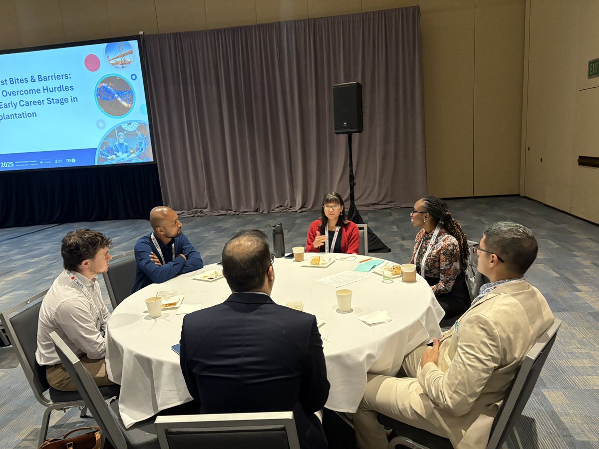 TxID Early Career Network (@txid_fellows) on Twitter photo Thank you to everyone who came out to the #WTC2025 Early Career Breakfast! Amazing session led by our <a href="/TxID_Fellows/">TxID Early Career Network</a> team with great discussion with many medical students, residents, fellows and other trainees! <a href="/CourtHarrisMD/">Courtney Harris, MD, FACP</a> <a href="/rebecca_kumar/">Rebecca Kumar, MD</a> <a href="/AST_IDCOP/">Infectious Diseases Community of Practice - AST</a> Thank you to everyone who came out to the #WTC2025 Early Career Breakfast! Amazing session led by our <a href="/TxID_Fellows/">TxID Early Career Network</a> team with great discussion with many medical students, residents, fellows and other trainees! <a href="/CourtHarrisMD/">Courtney Harris, MD, FACP</a> <a href="/rebecca_kumar/">Rebecca Kumar, MD</a> <a href="/AST_IDCOP/">Infectious Diseases Community of Practice - AST</a>