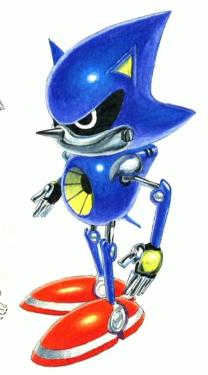 Made the og metal sonic from sonic CD in gacha life 2
