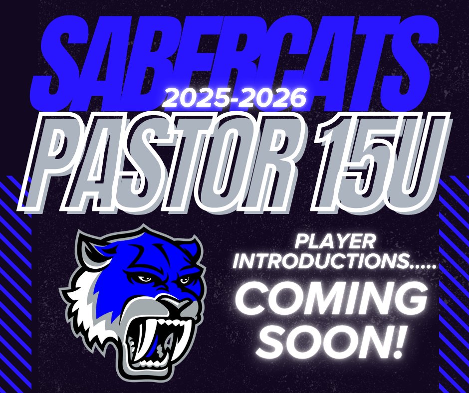 We are super excited to announce our 2025'-2026 roster!

We'll start tomorrow morning!

Go Sabercats! 🥎💪