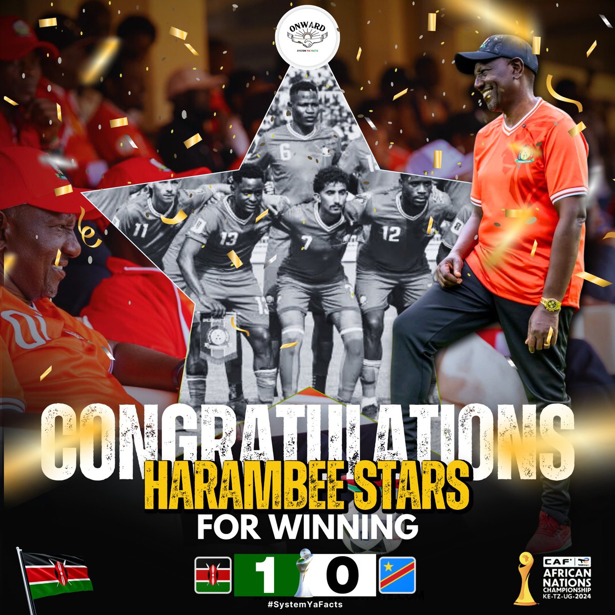 Beyond football, this is about unity. Harambee Stars represent EVERY Kenyan, regardless of background. 🇰🇪 #TeamKenya 
Star Must Win.