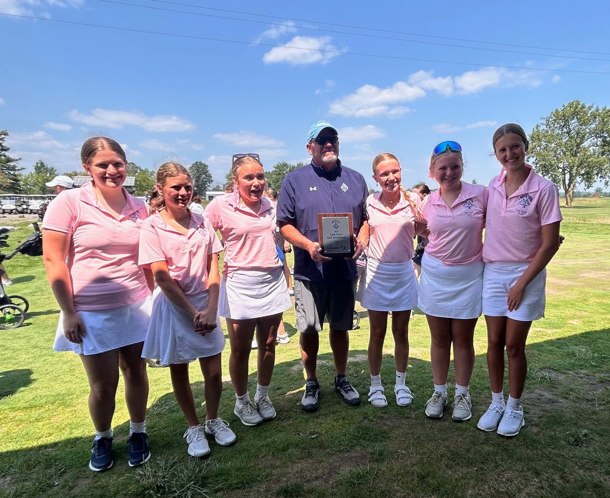 Congrats to the girls golf team on finishing in 2nd place at the Lady Locos Inv.
