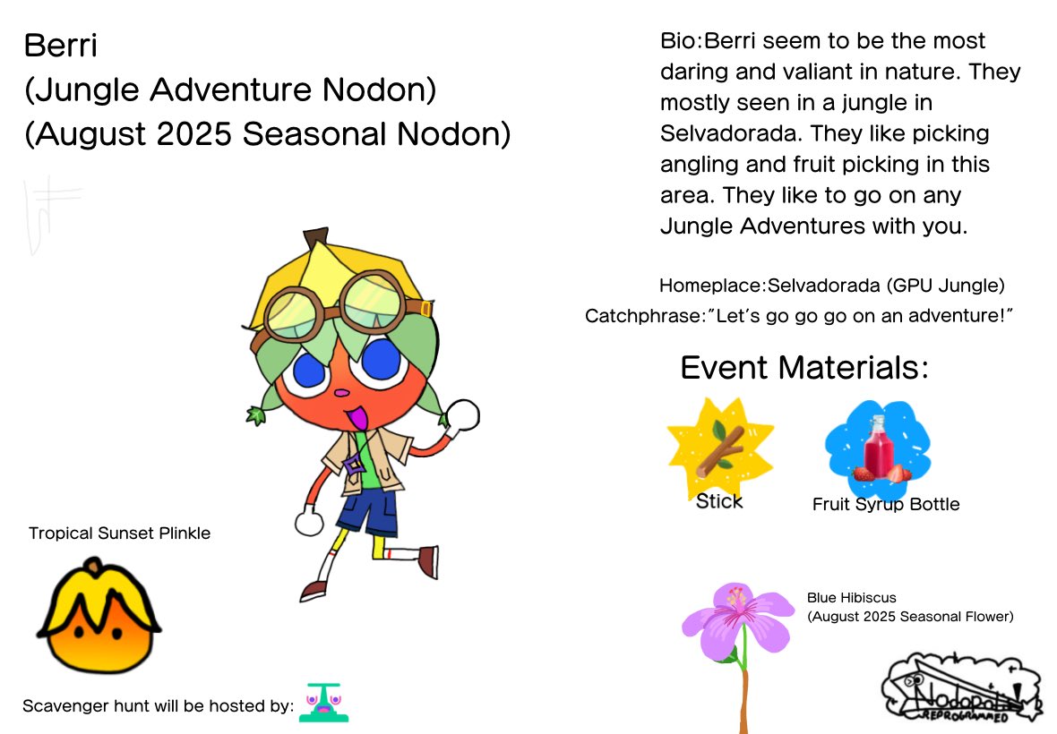 amulet1010's tweet photo. The return of Berri (August 2025)
Redesigned by: @KiroKoedeP.
#Nodopolis #NodopolisReprogrammed #Nodon #FanmadeNodon #SeasonalNodon #SeasonalReveal #Festivos https://t.co/pLUpzllUbG