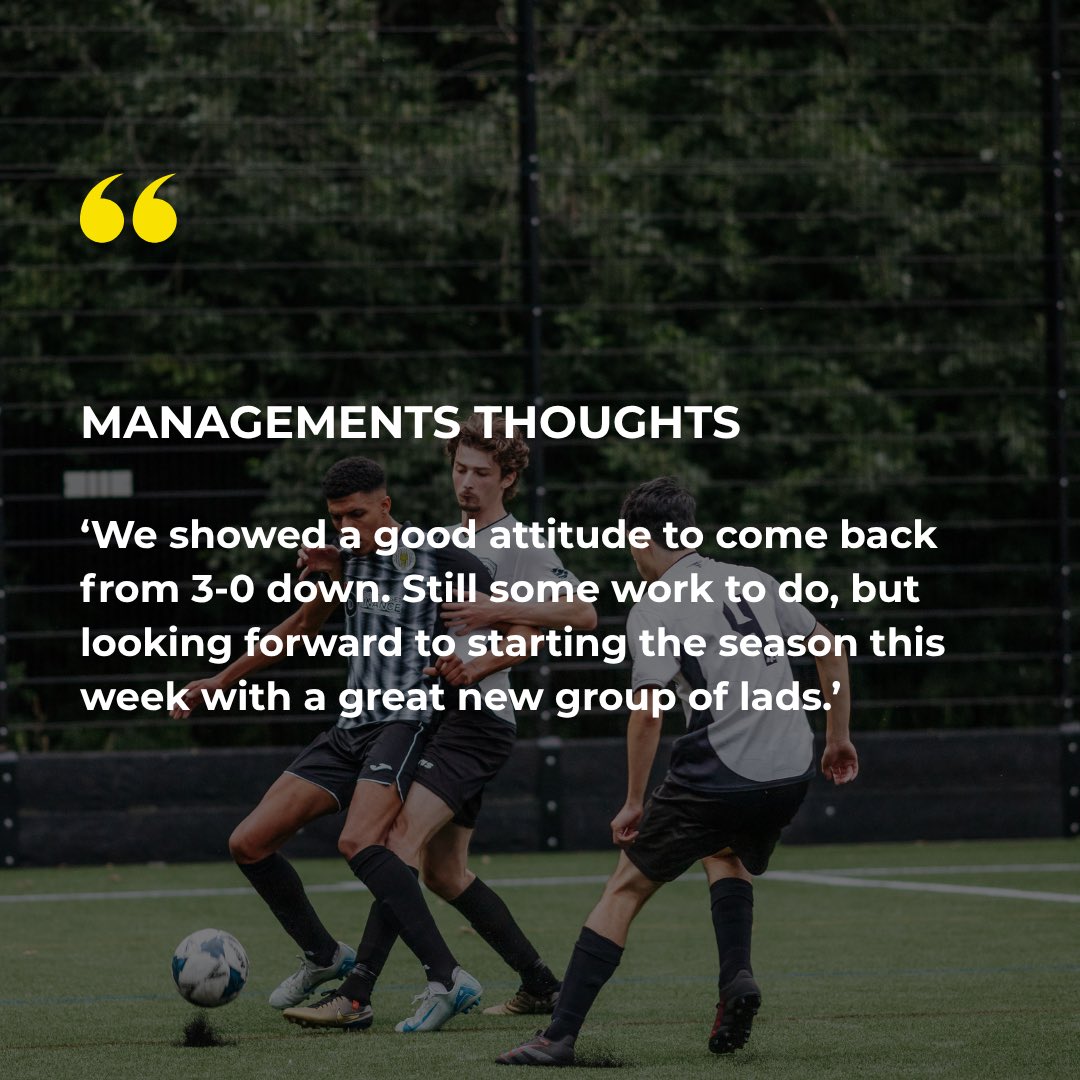 The Reserves wrapped up their preseason by taking home the win yesterday afternoon against Old Alts A Team.

4-3

Charlie Platt ⚽️
Jack Cooper ⚽️
Callum Williams ⚽️
Octavio Miguel ⚽️
Charlie Platt ⭐️