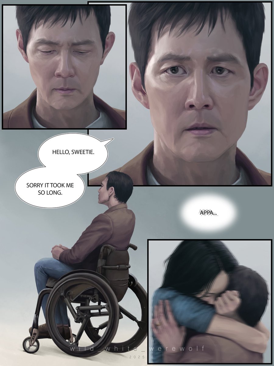 – Hello, sweetie. Sorry it took me so long.

This is second of 2-part story with finale that we all deserved.

#SquidGame #SquidGame2 #SquidGame3 #inho #youngil #gihun #inhun #player001 #player456 #001x456 #457ship #frontman #netflix #squidgamefanart #WildWerewolfArt