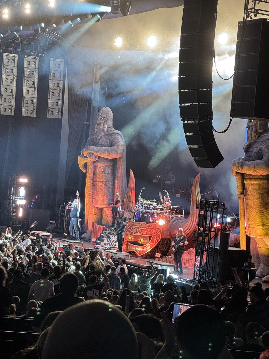 Had a good time at the Pantera, Amon Amarth and King Parrot show last night. Amon Amarth was a bucket list band and it was nice to hear Pantera songs live again. It was a good tribute to Vinnie and Dime.