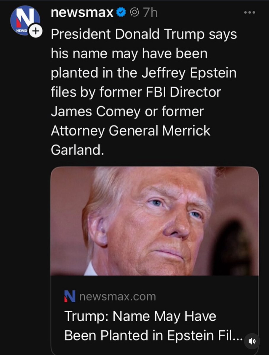 First off this means he knows his name is in it. 
Second off this is an excuse so his stupid and gullible base won’t disown him for being a pedophile.