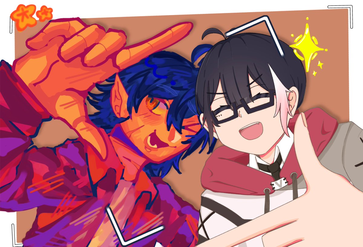 valacnt's tweet image. It&apos;s been a while since the last time I draw something

Today (Well, not really today, its already a week and I just finished it today hahah) I did a Colab with my friend @venttonenious !!! ✨✨ #Artist #Art #Colab