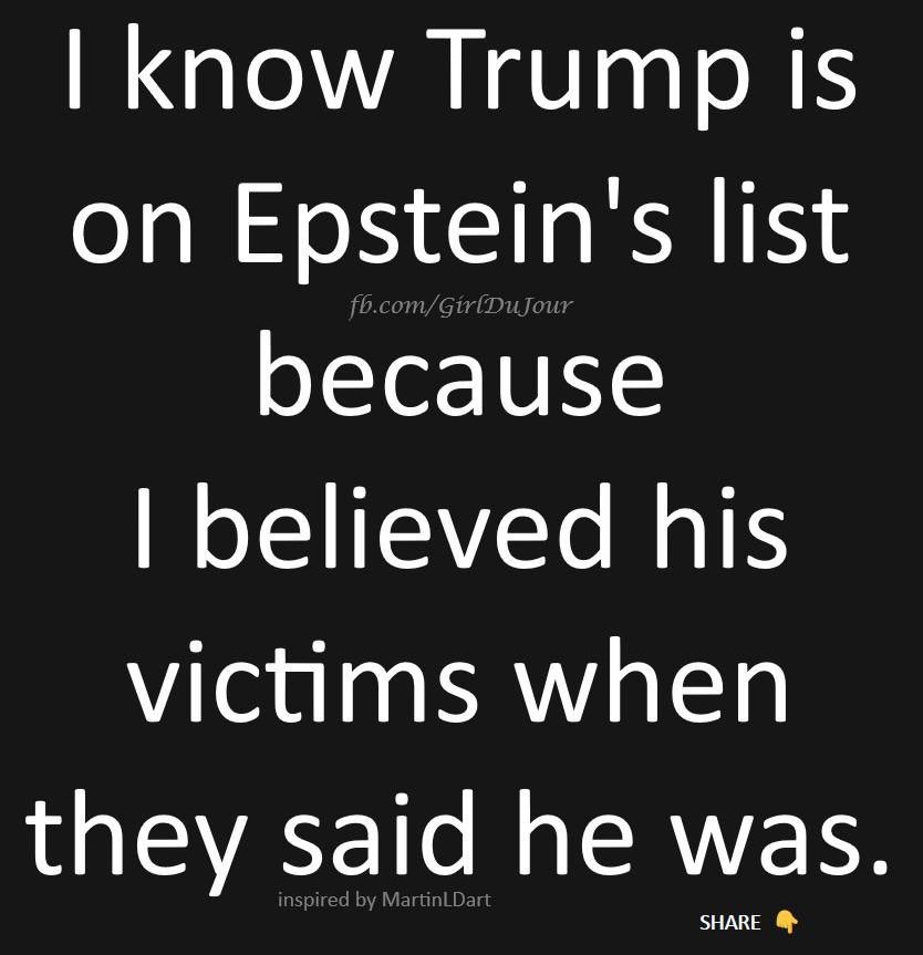Trump is all over the files and the people of this country deserve to see it.