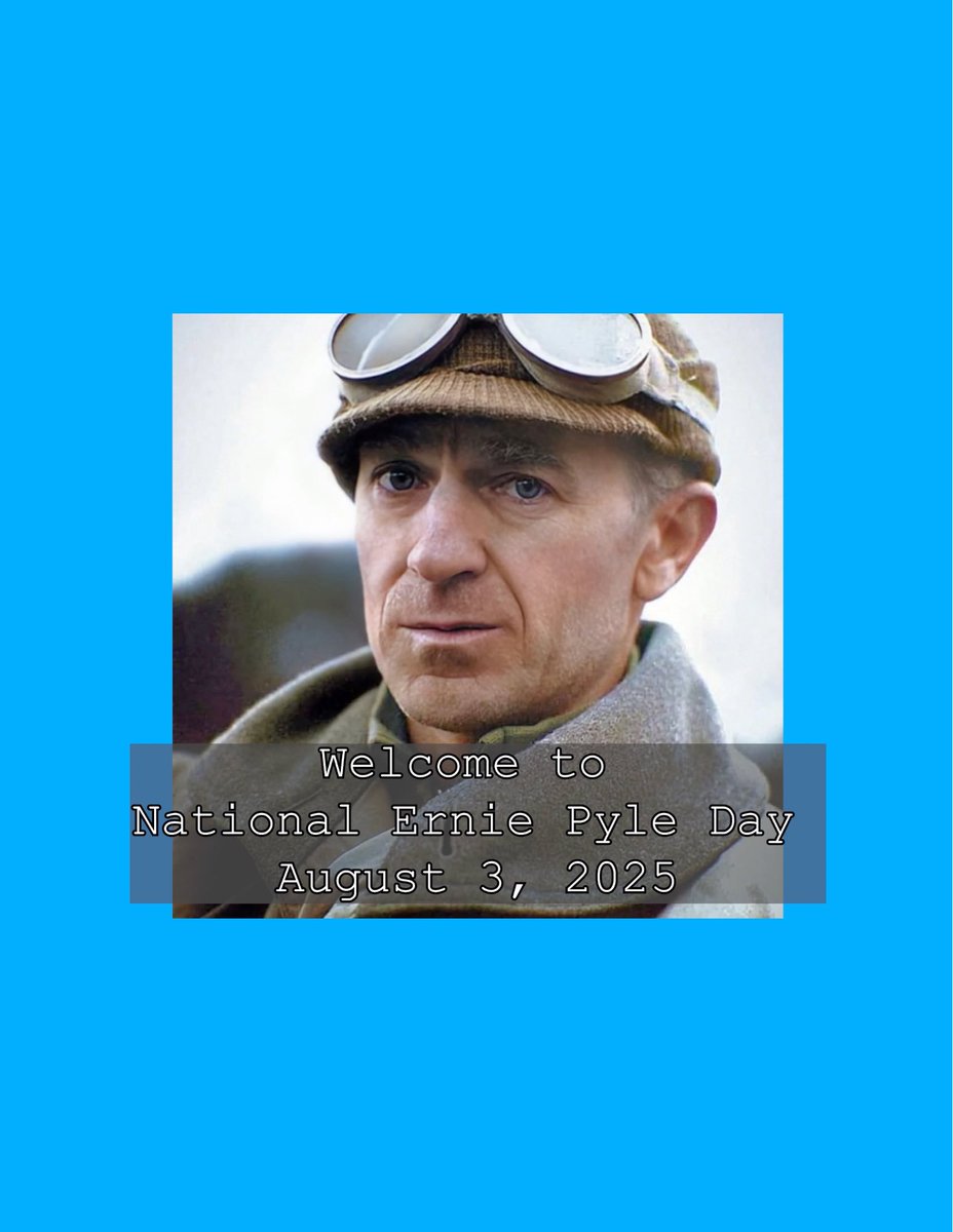 It’s National Ernie Pyle Day!

We celebrate August 3rd each year to honor the life and legacy Ernie Pyle left. Please enjoy the following conversation with EPLF director Michael Brainard and author George Will.

Check out our video on YouTube: youtu.be/hwEoQScurlI?si…