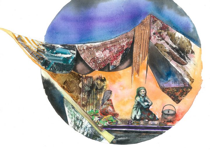 Art of the Day: "Visiting". Buy at: ArtPal.com/czibiart?i=735…