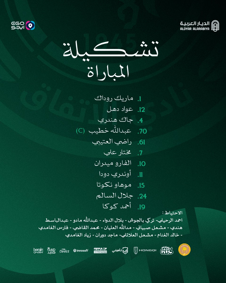 نادي الاتفاق tweet media