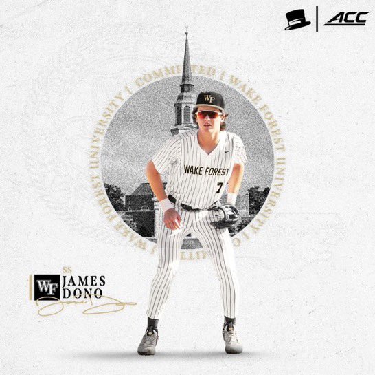 ICYMI:

Wake Baseball picked up their first two commitments of the 2027 class yesterday in NJ RHP Kyle McBride and FL INF James Dono! 

(<a href="/11_mcbride/">Kyle McBride_11</a> , <a href="/JamesDono2027/">James Dono</a>)