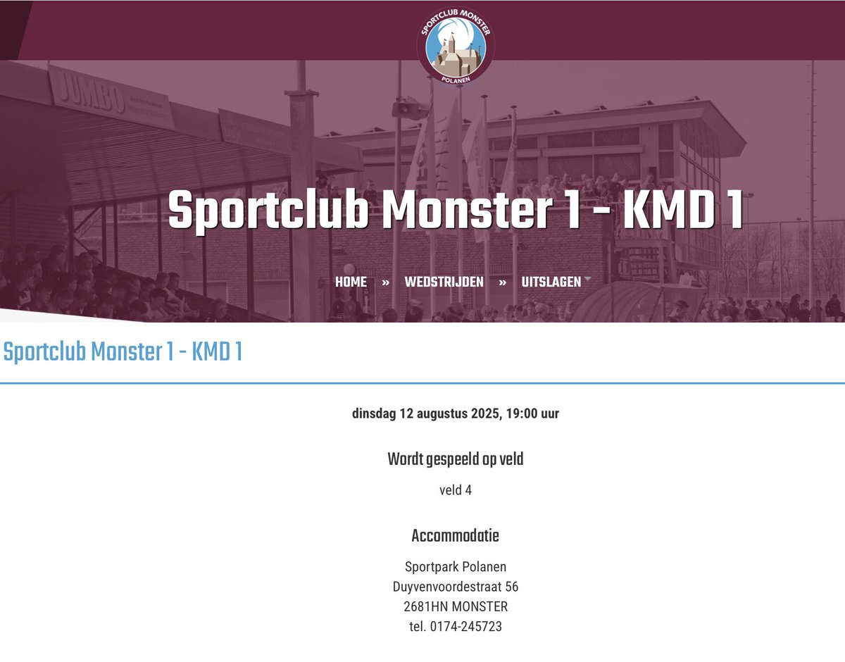 Dinsdag 12 augustus 1 ste ronde van het Polanentoernooi