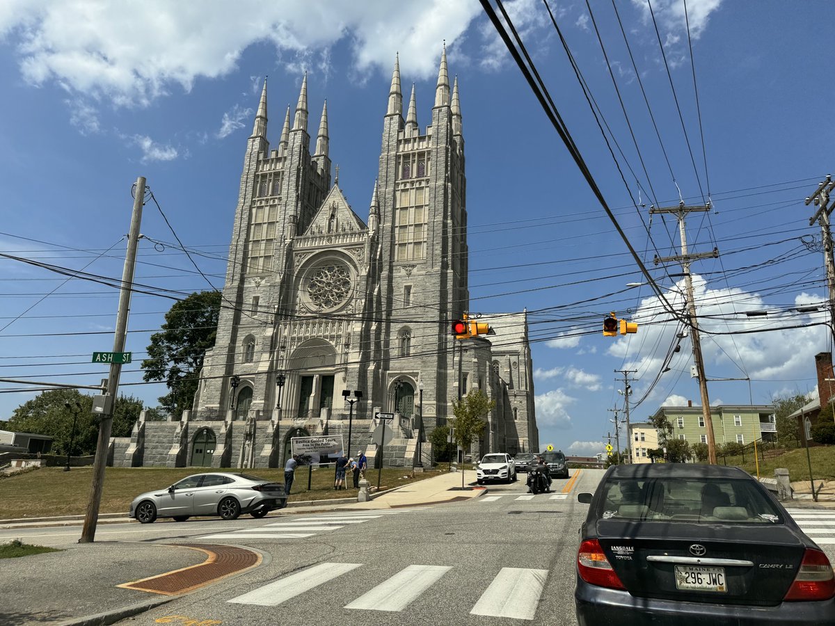 “Lewiston has always been a city of migrants…”

French-Canadian migration to Lewiston peaked from 1870-1900. They all worked. From their wages, they built this beautiful basilica. The lower portion was finished in 1906, the upper in the Depression. No welfare, no subsidies.