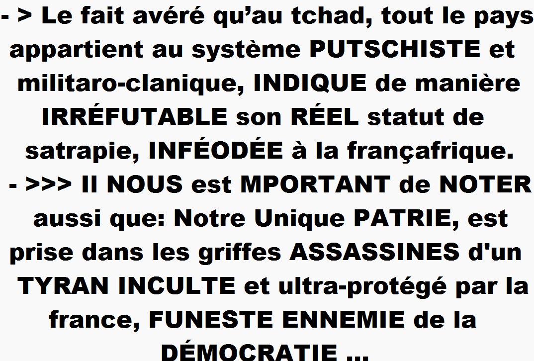 MOUVEMENT NATIONAL DES RÉNOVATEURS TCHADIENS tweet media