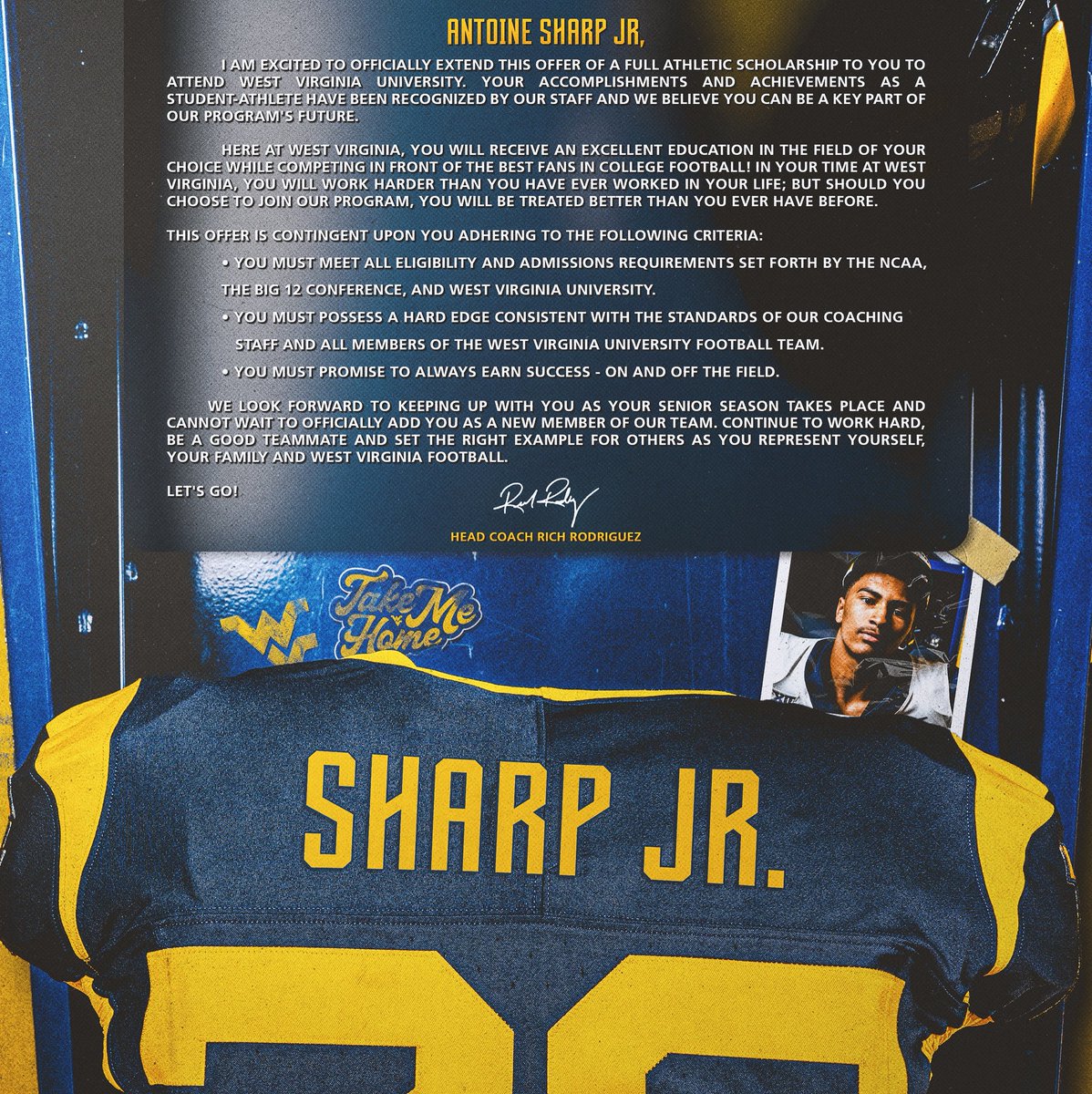 Blessed, Grateful, Hungry!🏈 <a href="/WVUfootball/">West Virginia Football</a> #Hardedge #HailWVU