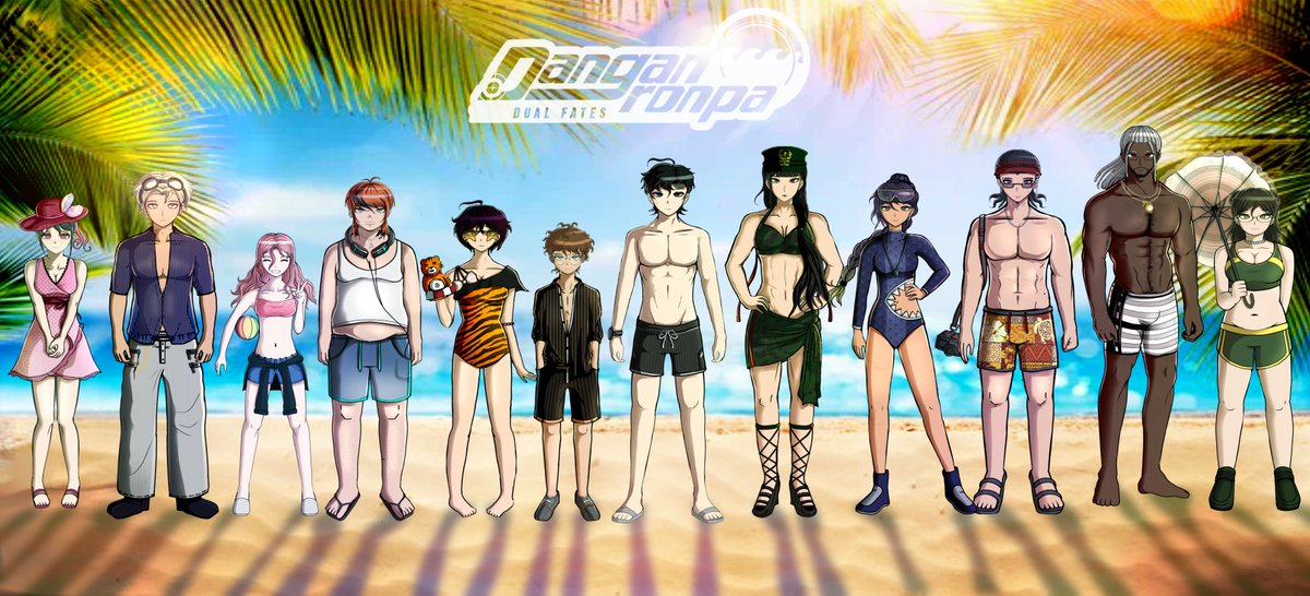 DanganronpaDF_'s tweet photo. OFFICIAL DR:DF SUMMER ROSTER! ⛱️🌴 #FanganronpaS #DRDF https://t.co/ER8R242V9p