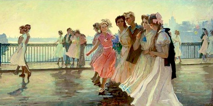 Mai Volfovich Dantsig  (1930 - 2017)

Towards Life, 1958
