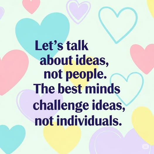 kindnessavenue's tweet image. In a world that often focuses on personal judgments and gossip, let&apos;s shift our attention to meaningful ideas that drive innovation and progress. Engaging in constructive dialogue about concepts leads to growth. #IdeasMatter #FocusOnInnovation #ConstructiveDialogue