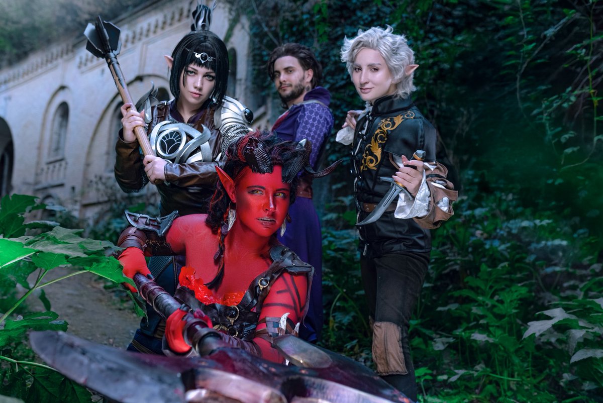 Happy Baldur’s Gate 3 Anniversary 🥳✨ 
<a href="/larianstudios/">Larian Studios</a> <a href="/Borislav_Slavov/">Borislav Slavov</a> <a href="/baldursgate3/">Baldur's Gate 3</a> <a href="/LarAtLarian/">Swen Vincke @where?</a> you are created a masterpiece! 

#BaldursGate3 #astarion #shadowheart #BG3 #galedekarios #Karlach #BaldursGate3cosplay