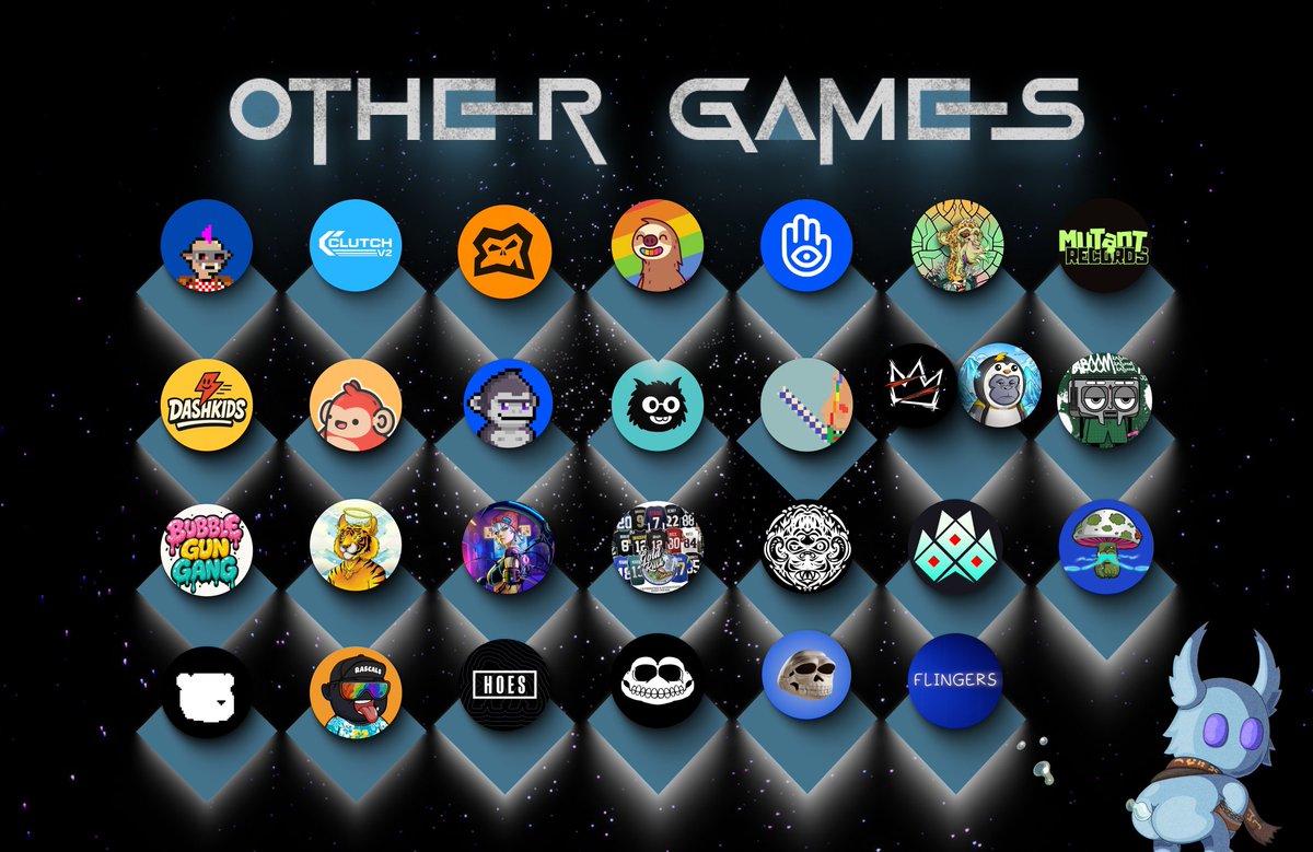 honey b.🪱 (@honeybdot) on Twitter photo 5000+ $APE in prizes
OTHER GAMES
Today @ 6 PM EST
Where: <a href="/OthersideMeta/">Othersidemeta</a>
Free to play. Anyone can play. No assets needed.
All top prizes will be raffled to participants.
Loot boxes or physical goods for all game winners.
Enjoy the games.
---
Prize List:
<a href="/GobsOnApe/">Gobs On Ape</a> 5000+ $APE in prizes
OTHER GAMES
Today @ 6 PM EST
Where: <a href="/OthersideMeta/">Othersidemeta</a>
Free to play. Anyone can play. No assets needed.
All top prizes will be raffled to participants.
Loot boxes or physical goods for all game winners.
Enjoy the games.
---
Prize List:
<a href="/GobsOnApe/">Gobs On Ape</a>