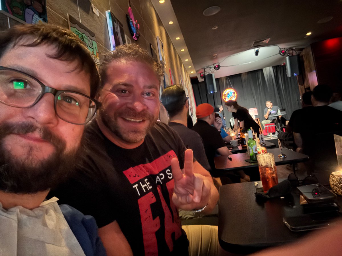 BeagleMable's tweet image. Fun fact- @DamienDarling actually has wrestled Tito. @TheLapsedFan live in NYC.