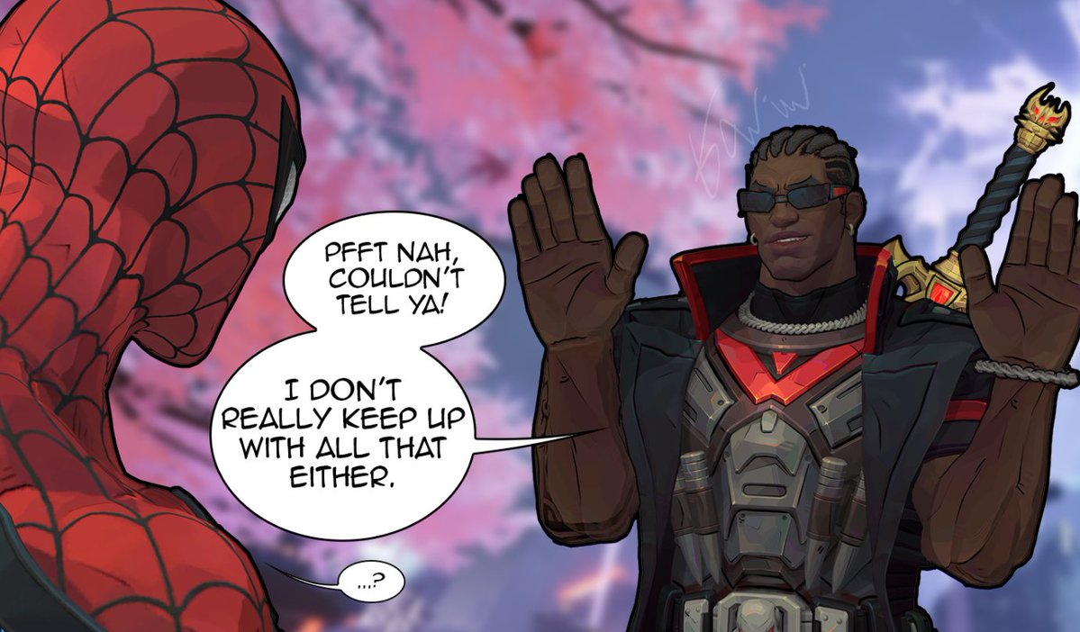 Blade almost caught tweaking over K-Pop #MarvelRivalsS3