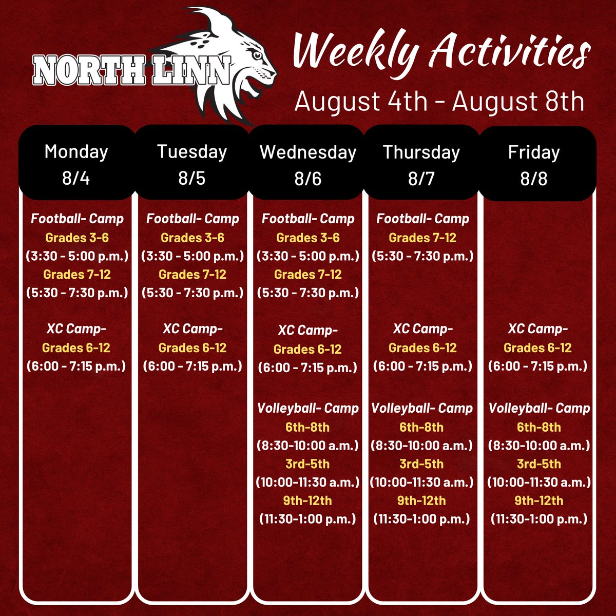 Camp Week!