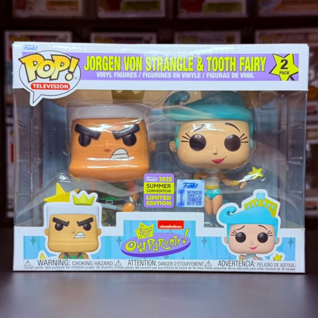JonFunkos's tweet photo. A look at the Jorgen Von Strangle & Tooth Fairy 2-Pack!
📸: @thepopsvcollectibles503 (IG)
#Funko #Funko #FunkoFamily #TheFairlyOddParents #JorgenVonStrangle #ToothFairy https://t.co/8nhw4GT5tk