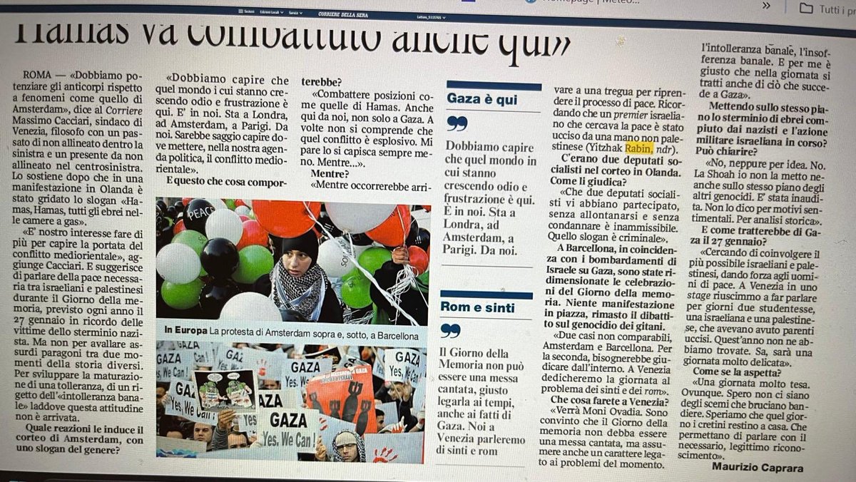 maurizio caprara tweet media