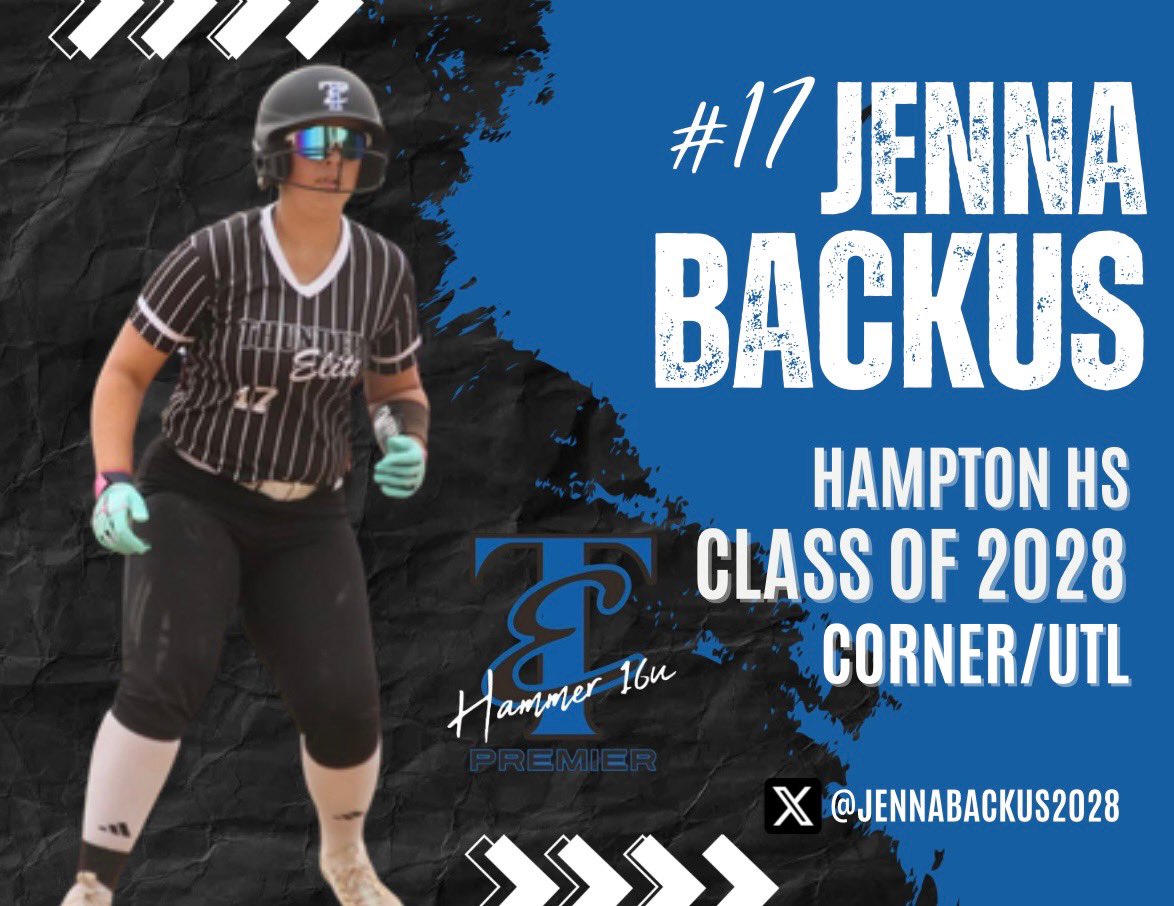 🚨Roster Announcement 🚨🚨
Welcome to the team… from Hampton HS, #17 Jenna Backus. #tepremier <a href="/jennabackus2028/">Jenna Backus</a> <a href="/OilerPride22/">Jeff Steiner</a>
