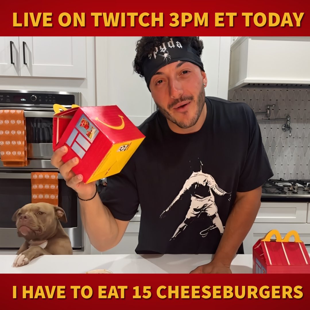 Tune in shortly to witness history!

Next Sunday will be raw eggs… whatever the hype train gets to today is how many eggs I have to eat (this is a horrible idea)

twitch.tv/kingkreas/