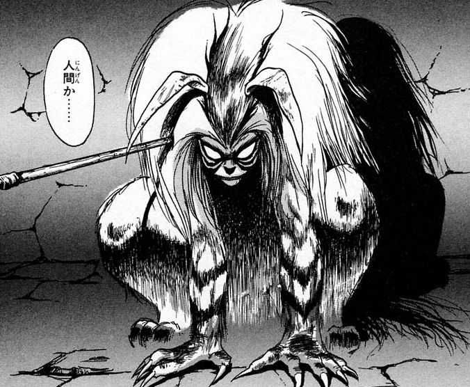 槍で刺された妖怪が居そう 