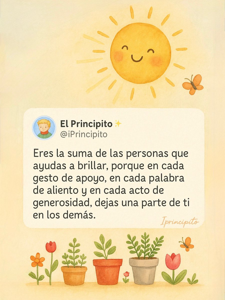 Porque no hay acto pequeño cuando nace del corazón.