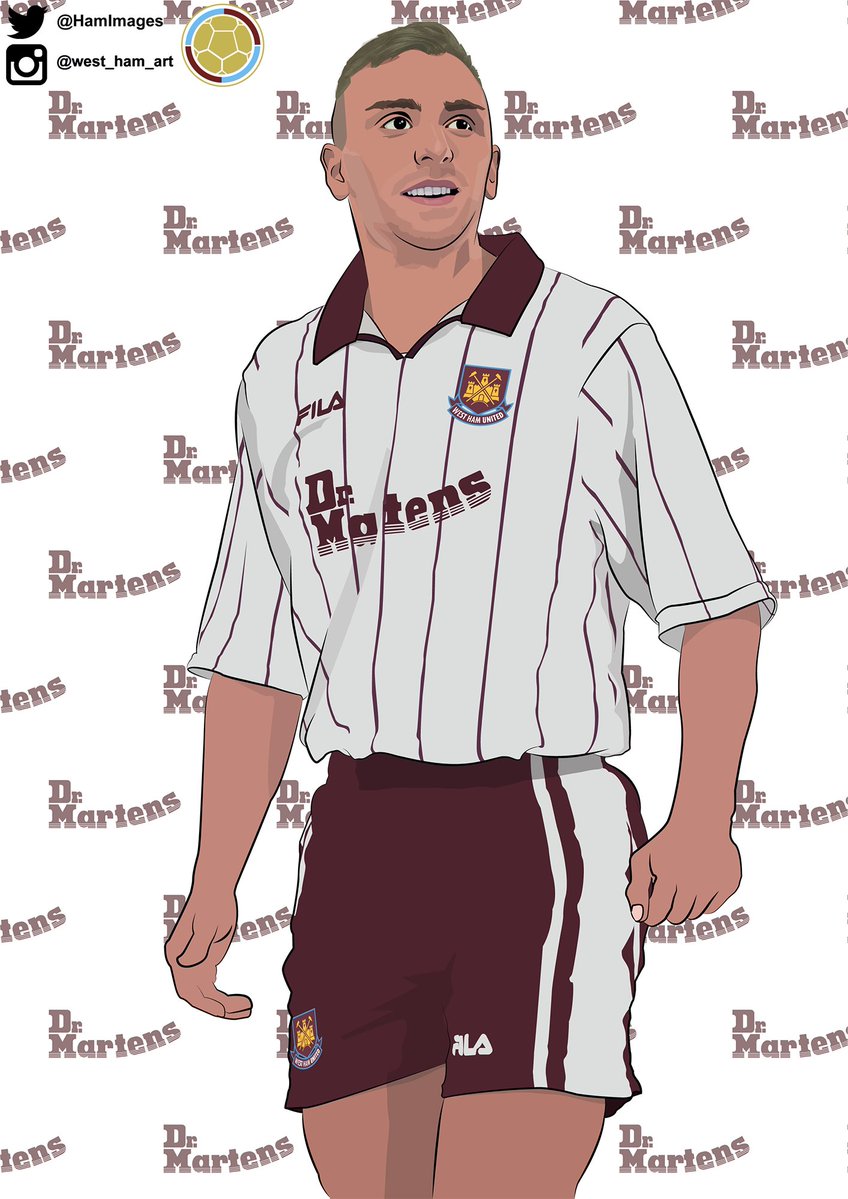Bowen in our 2002/3 away kit. 

If you like my work please give it a repost and follow me for other West Ham stuff #COYI