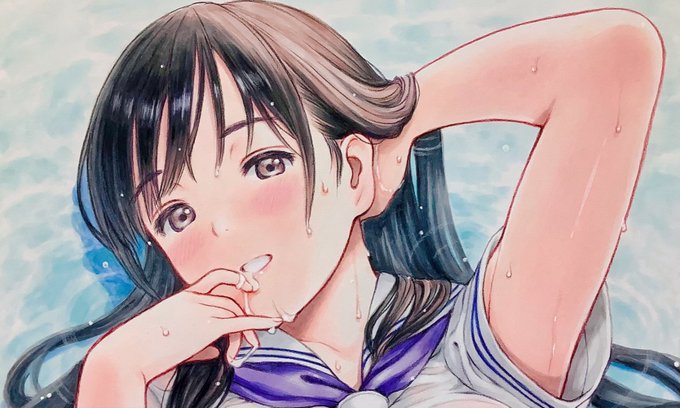 8/1発売のCOMIC HOTMILK 2025年9月号でまさかの表紙を担当しました ホットミルクの表紙にアナログ絵が起用されるのはA5サイズ時代以来なのかな..?? (リンク先注意)