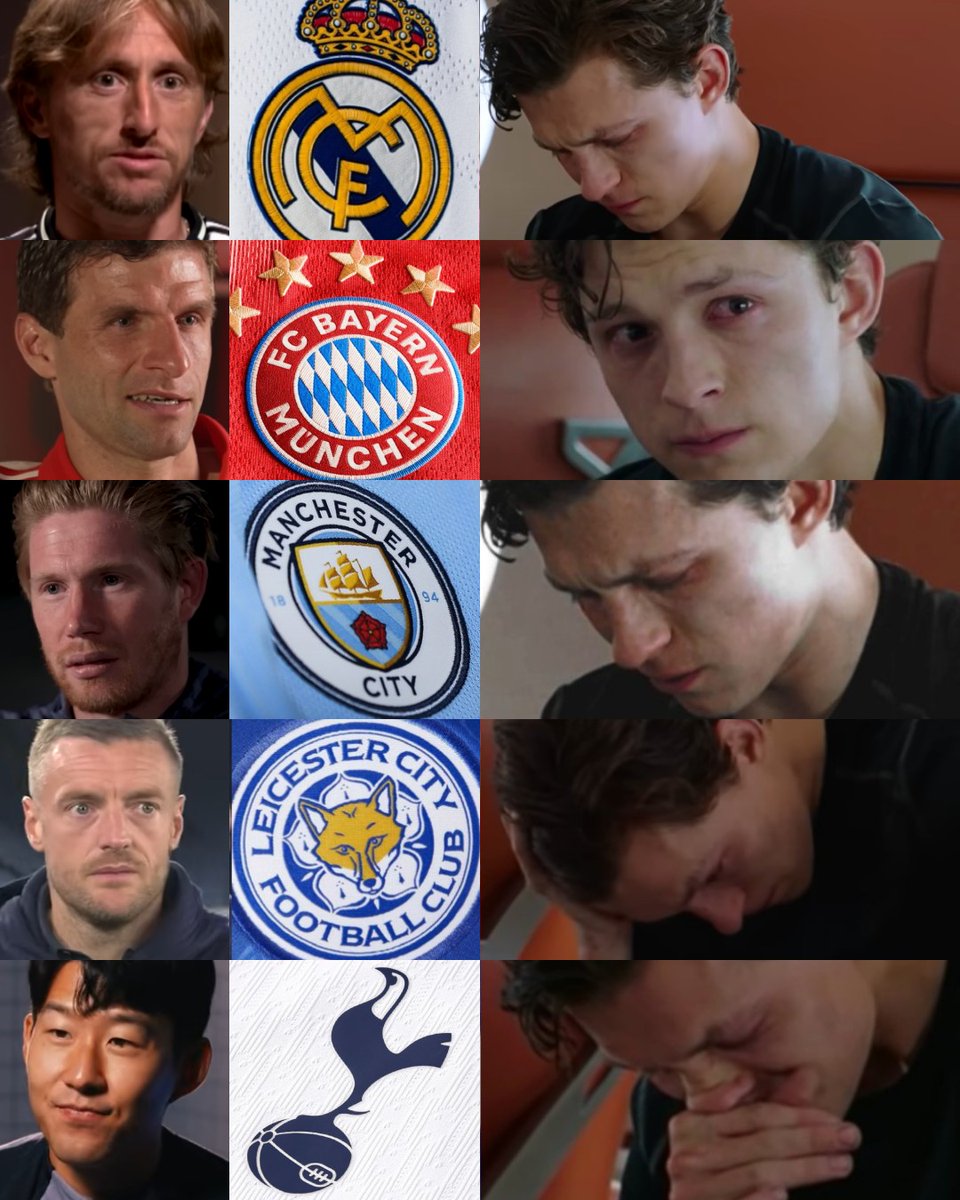 InvictosSomos's tweet photo. ➤ Luka Modric se despidió del Real Madrid.
➤ Thomas Müller se despidió del Bayern Munich.
➤ Kevin De Bruyne se despidió del Manchester City.
➤ Jamie Vardy se despidió del Leicester City.
➤ Heung-Min Son se despidió del Tottenham.

Todo pasó esta misma temporada. 

EL FIN DE UNA ERA MARAVILLOSA.