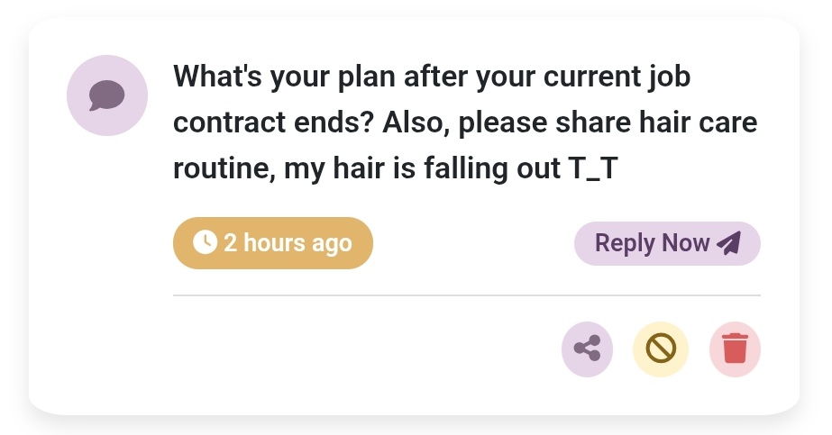 tired of this ques. i have no plans. contract will get extended. please advice me something. give gyaan.