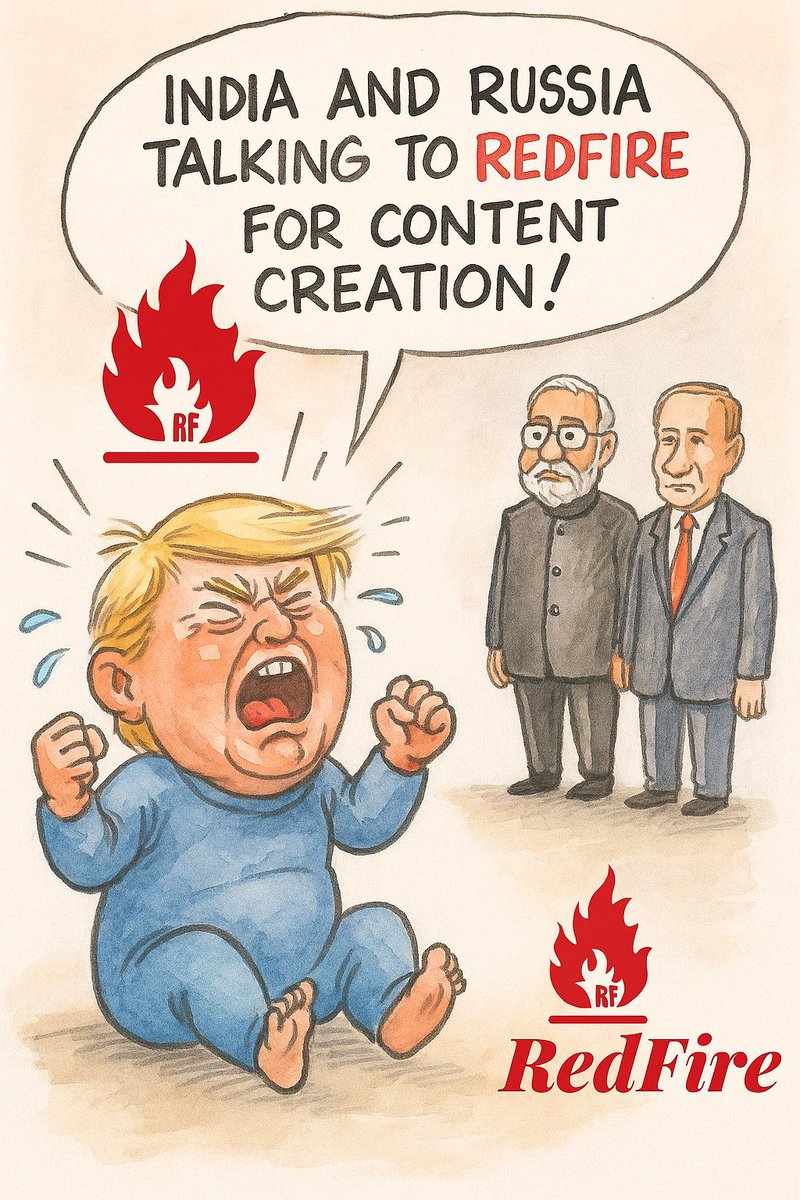 RedFireCreation's tweet image. #RedFire #RedFireCreations #Trump #Russia