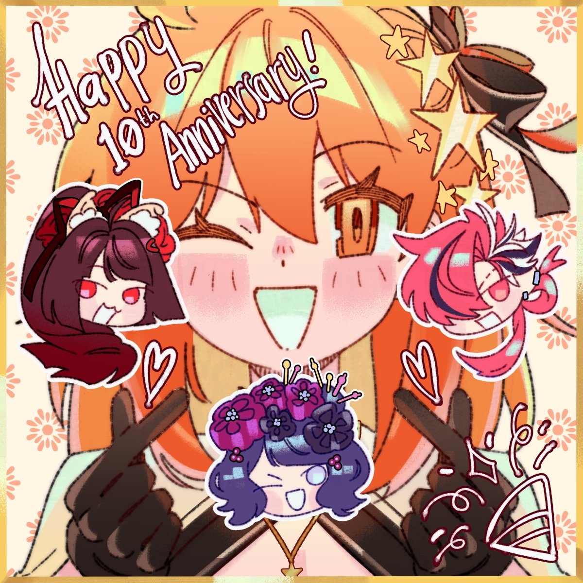 Here's to 10 years! 🥂 
#FGO10周年メッセージ #FGO10周年