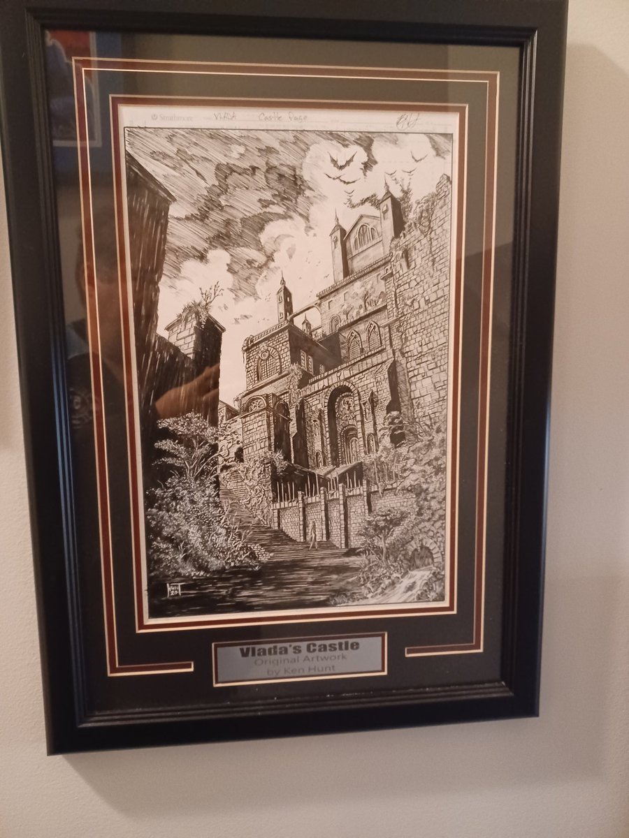 Vlada_GN's tweet photo. Ken Hunt original art that was bought from the original Kickstarter so fast. We have more of Kens Hunt art for sale on the new kickstarter and I need your help to make sure we hit our goal. Please consider helping us today. #kenhunt #art #vladaadraculatale
#vampires https://t.co/LgqtFyGgeZ