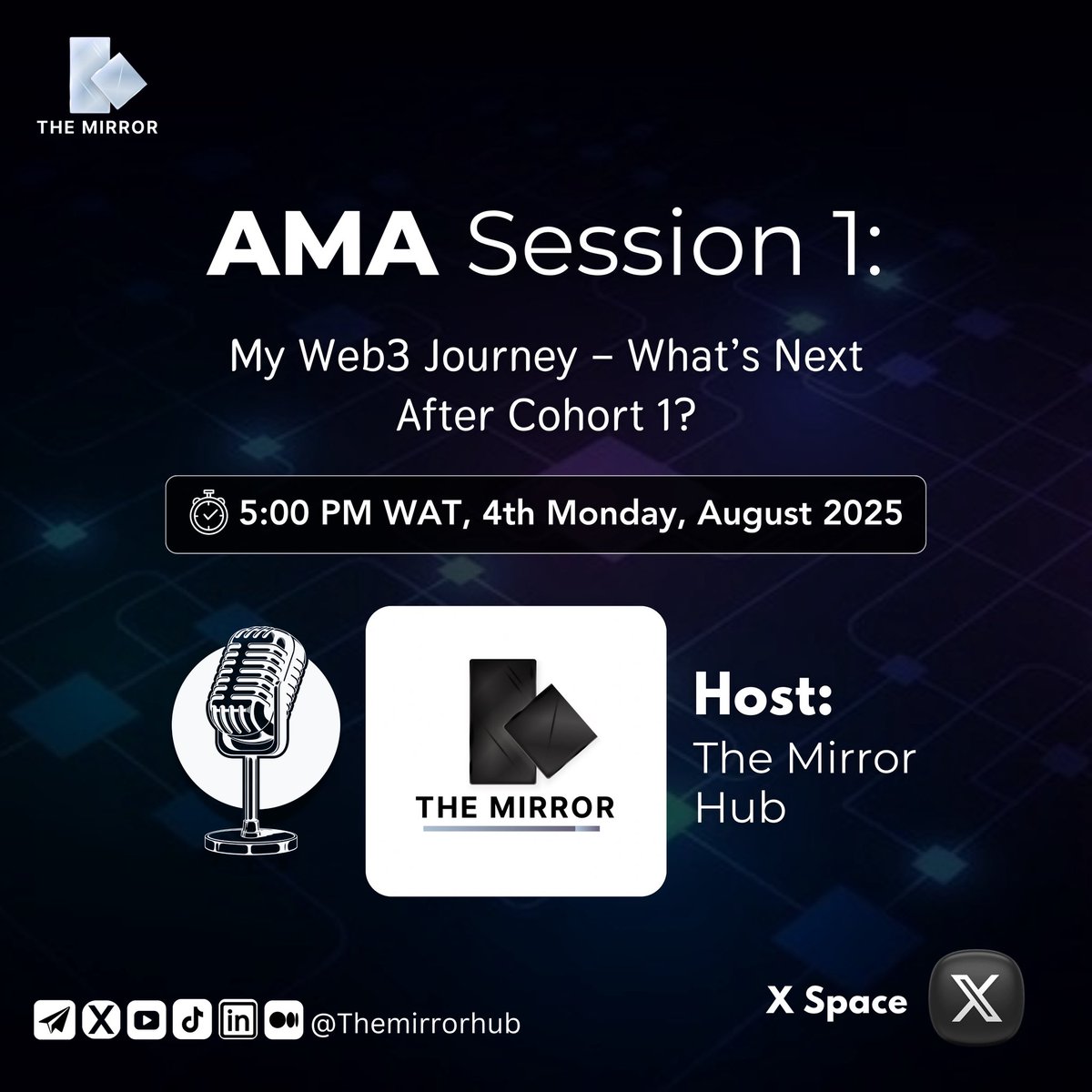 After successfully training 100+ students 
with 20 + tutors from across ecosystem in our first-ever cohort…
One thing is clear lives were touched, minds expanded, and a new Web3 generation was born.

But now the real question is:
What’s next? 👀
Let’s find out 

Join us for our