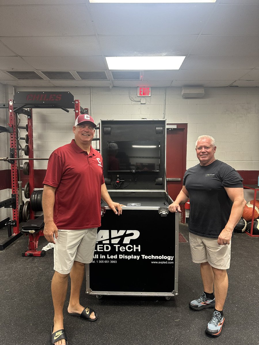 Sideline box delivered to , <a href="/Bill31529/">Bill Ragans</a> and <a href="/chilesfootball/">Chiles Timberwolves Football Recruiting</a>. Thanks for your support!